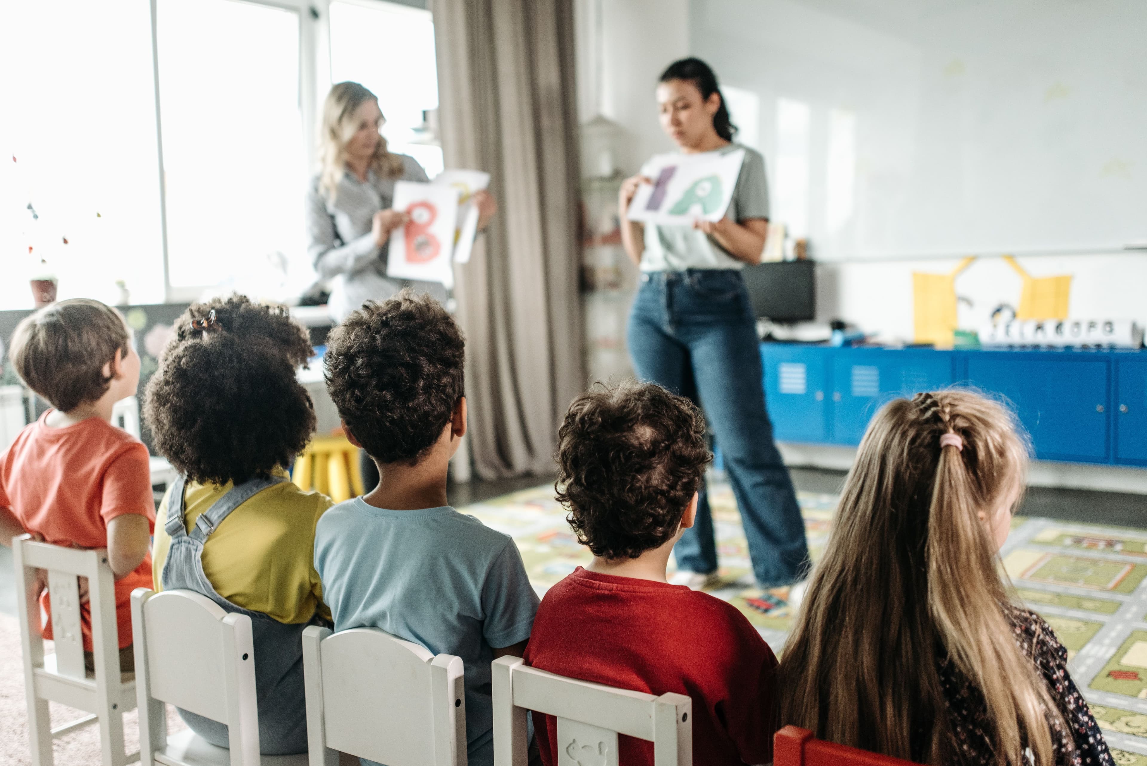 Young children in a Primary Years classroom